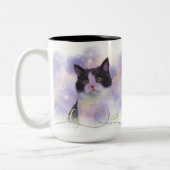 Galaxy Lovely Cat Tweekleurige Koffiemok (Links)