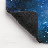Galaxy Lovers Starry Space Blue Sky White Sparkles Muismat (Hoek)