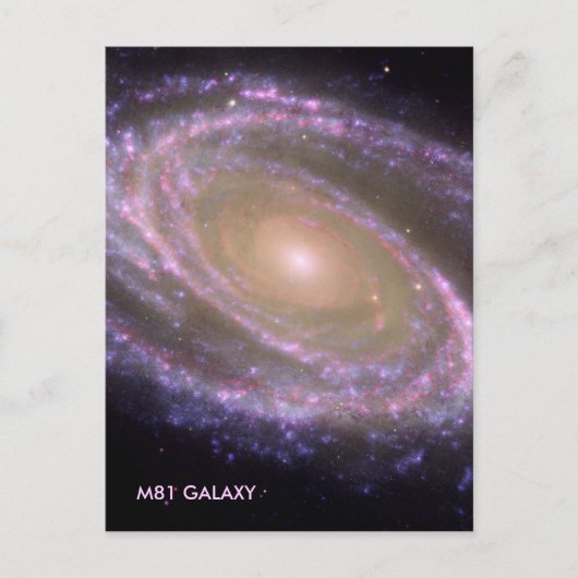 GALAXY M81 BRIEFKAART (Voorkant)