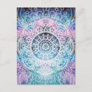 Galaxy Mandala Briefkaart