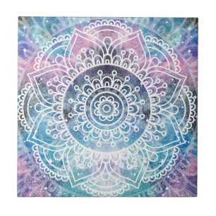 Galaxy Mandala Tegeltje