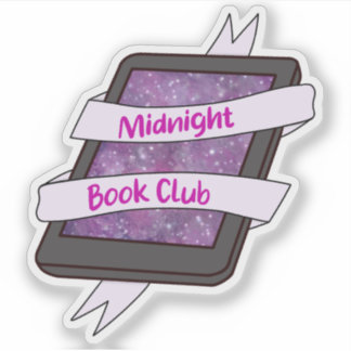 Galaxy Midnight Boekclub Kindle Sticker