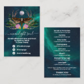 Galaxy Moon Moon Spell Kit Carte de visite (Devant / Derrière)