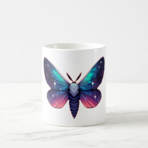 Galaxy Moth - kosmische ruimte thema fantasie Koffiemok