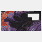 Galaxy Motif mou violet Samsung Coque compatible (Verso Horizontal)
