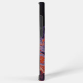 Galaxy Motif mou violet Samsung Coque compatible (Côté droit)