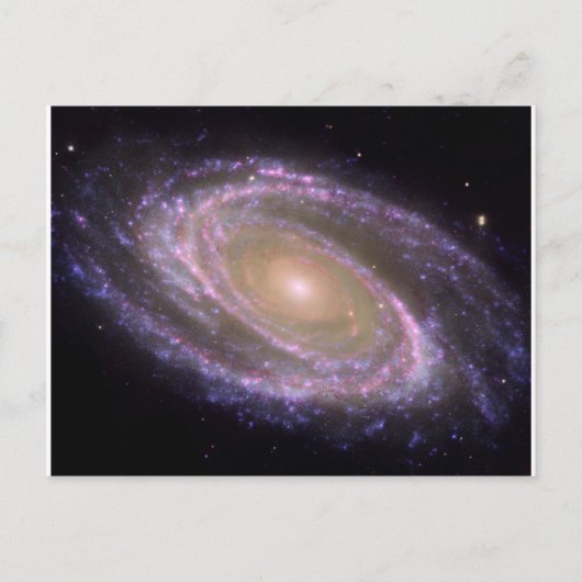 Galaxy Multiwavelengte M81 Briefkaart (Voorkant)