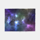 Galaxy Nebula Cat Fleece Blanket Deken (Voorkant (Horizontaal))