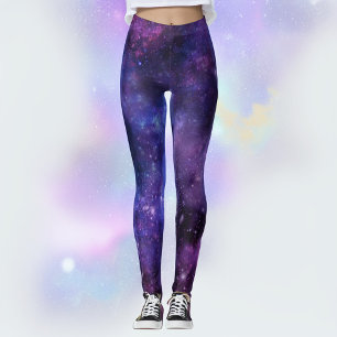 Galaxy Nebula Leggings Spatiaux