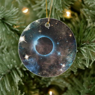Galaxy Nebula Planet Hubble Telescope Fotografie Keramisch Ornament