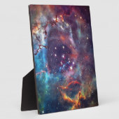 Galaxy Nebula ruimte afbeelding. Fotoplaat (Zijkant)