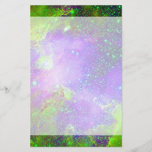 Galaxy Nebula space image. Briefpapier (Voorkant)