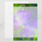Galaxy Nebula space image. Briefpapier (Voorkant / Achterkant)