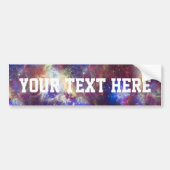 Galaxy Nebula Specialized Astronomy Space Bumpersticker (Voorkant)