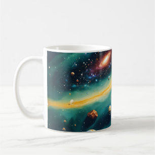 Galaxy / Nebula thema koffie Mok