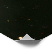 Galaxy NGC 1427A Plunges naar de Fornax Galaxy Poster (Hoek)