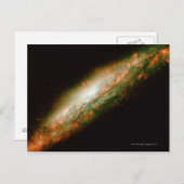 Galaxy NGC 3079 Briefkaart (Voorkant / Achterkant)