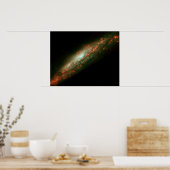 GALAXY NGC 3079 POSTER (Keuken)