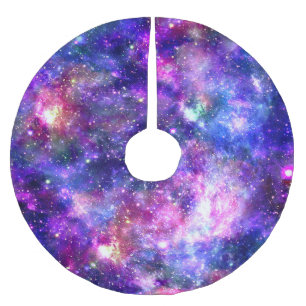 Galaxy Night Print Kosmisch Ontwerp Kerstboom Rok