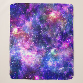 Galaxy Night Print Kosmisch Ontwerp Sherpa Deken