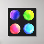 Galaxy Orb Quartet - Vierkant Canvas Print (Voorkant)