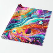 GALAXY | OUTER SPACE CADEAUPAPIER (Uitgerold)