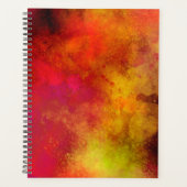 Galaxy Paint Splatt, effet jaune orange rose (Devant)