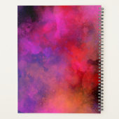 Galaxy Paint Splatt, effet rose violet orange (Dos)