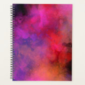 Galaxy Paint Splatt, effet rose violet orange (Devant)