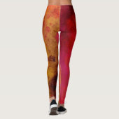 Galaxy Paint Splatter Effect Leggings (Achterkant)