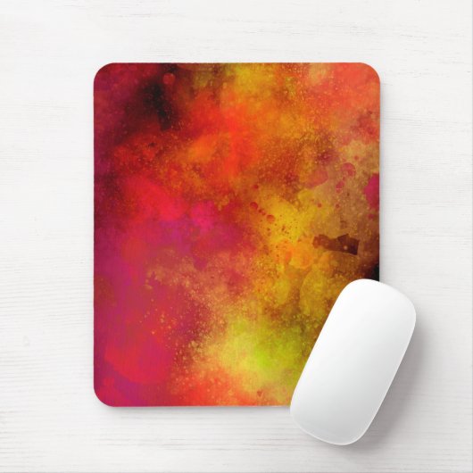 Galaxy Paint Splatter-effect Muismat (Met muis)