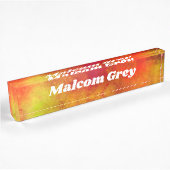 Galaxy Paint Splatter-effect Naambordje