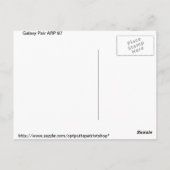 Galaxy Pair Briefkaart (Achterkant)