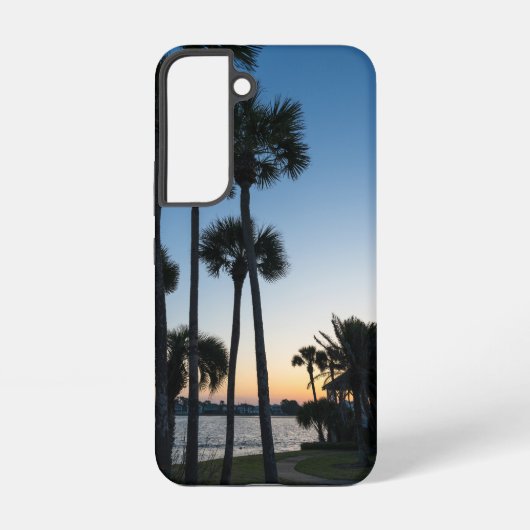 Galaxy Palm Trees Sunrise Destin Floride Samsung Coque (Verso)