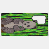 Galaxy Panda (simple) - Coque Samsung (S22 Ultra) (Verso Horizontal)