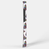 Galaxy Papillon Arc-en-ciel (blanc) - Coque Samsung (Côté droit)