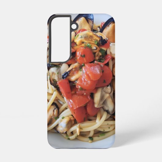 Galaxy Pâtes italiennes de fruits de mer Samsung Coque (Verso)