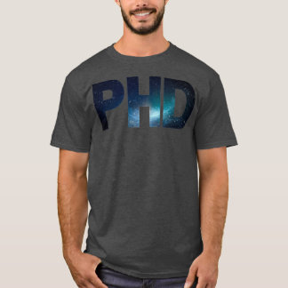 Galaxy Pattern PhD Afstuderen Gift Merch for Proud T-shirt