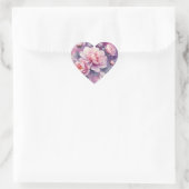 Galaxy Peony Heart Stickers (Tas)