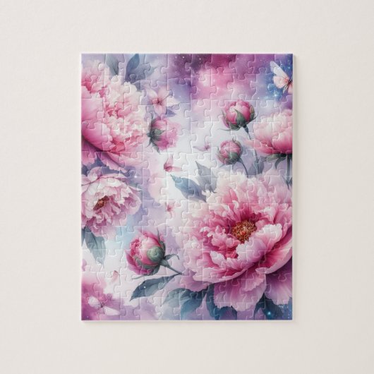 Galaxy Peony Puzzle (Vertical)