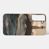 Galaxy Phare au coucher du soleil Samsung s22+ coque (Verso Horizontal)
