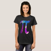 Galaxy Pi Symbol Space Math 's T-shirt (Voorkant volledig)