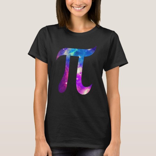 Galaxy Pi Symbol Space Math 's T-shirt (Voorkant)
