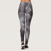 Galaxy Pink White Yoga Leggings (Achterkant)