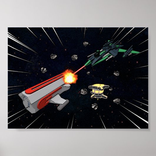 Galaxy Pirating Poster (klein) (Voorkant)