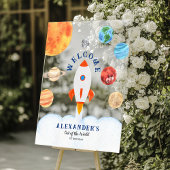 Galaxy Planètes et étoiles Space Rocket Bienvenue