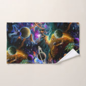 Galaxy Planètes étoiles (Serviette à main)