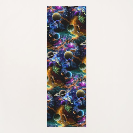 Galaxy Planets Stars Yogamat (Voorkant)