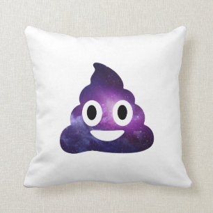 Galaxy Poo Emoji Kussen