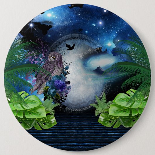 Galaxy-Portal-cadeaus Ronde Button 6,0 Cm (Voorkant)